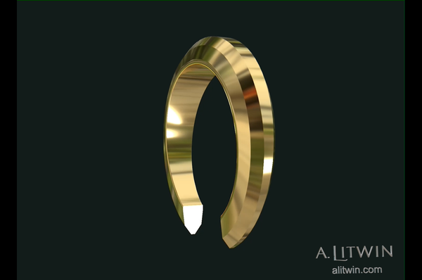 A Cuff for with or for not a first digit Ring