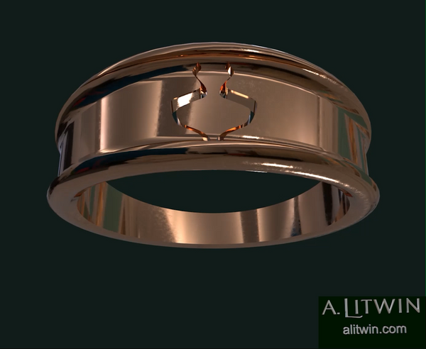 Lamed Lamed Ring