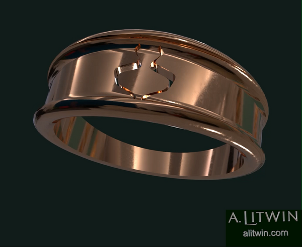 Lamed Lamed Ring