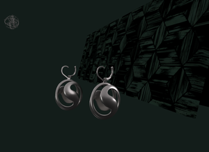 Andromeda Nebula Earrings [silver]