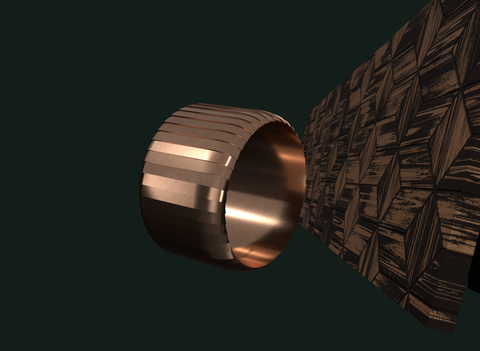 Bangle in Rose Gold