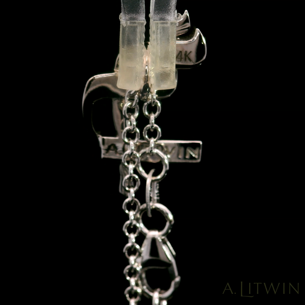 Lamed Bet Pendant 14K WG