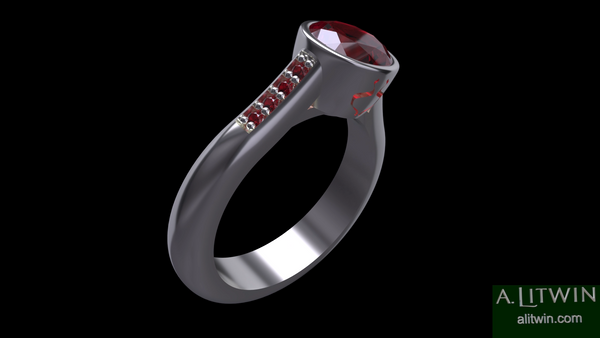 The Heart on Heart, Lamed Lamed on Lamed Lamed Ring