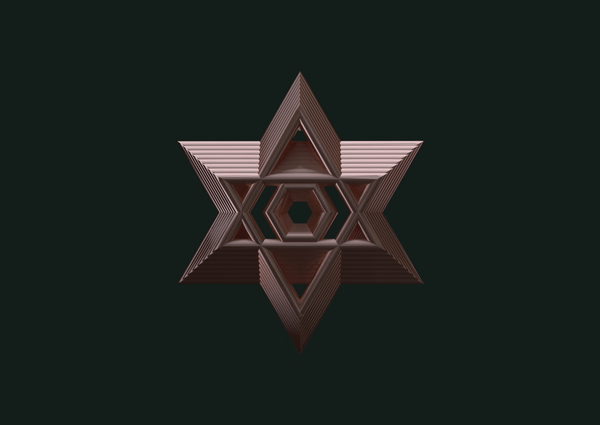 Star of David in Rose Gold