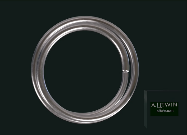 Wired Bangle in Silver