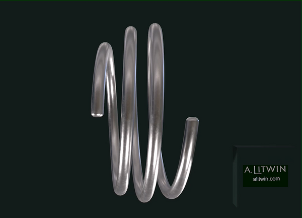 Wired Bangle Wired in Silver