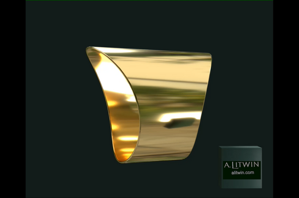 Butterfly Bangle in Gold