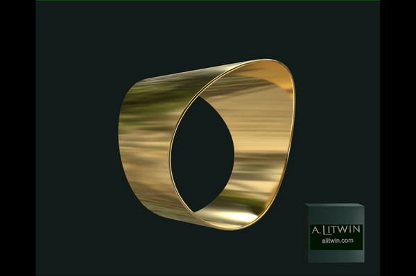 Butterfly Bangle in Gold