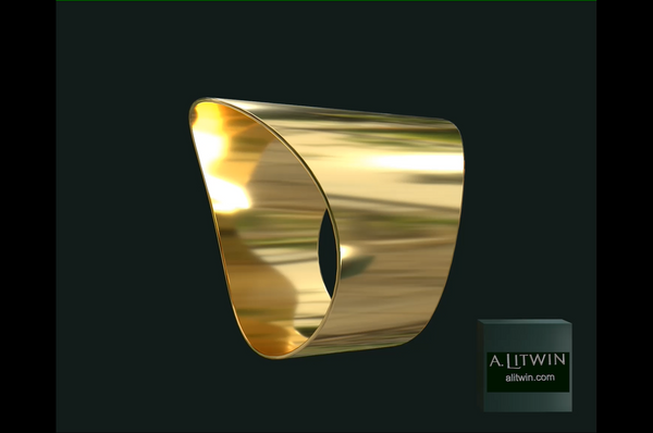 Butterfly Bangle in Gold