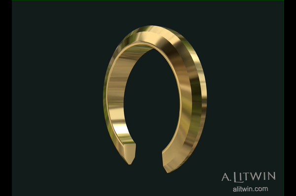 A Cuff for with or for not a first digit Ring