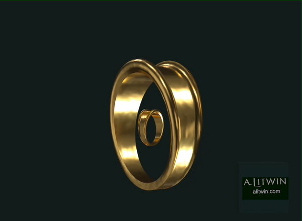 Bangle and Second Digit Ring Set