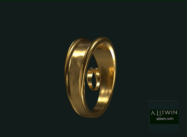 The Bangle and Second Digit Ring Set