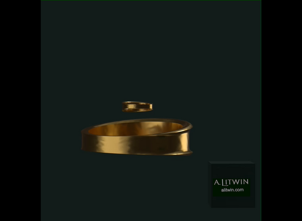 The Bangle and Second Digit Ring Set