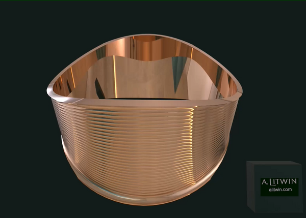 The Rose Lips Rose Gold Bangle