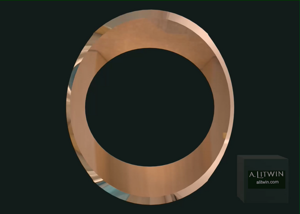 The Rose Lips Rose Gold Bangle