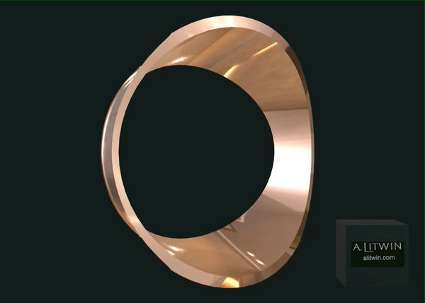 The Rose Lips Rose Gold Bangle