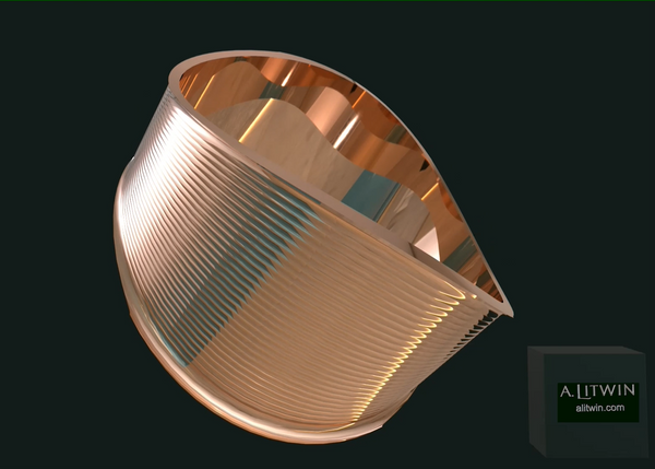 The Rose Lips Rose Gold Bangle