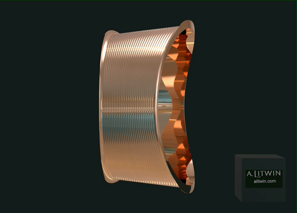 The Rose Lips Rose Gold Bangle