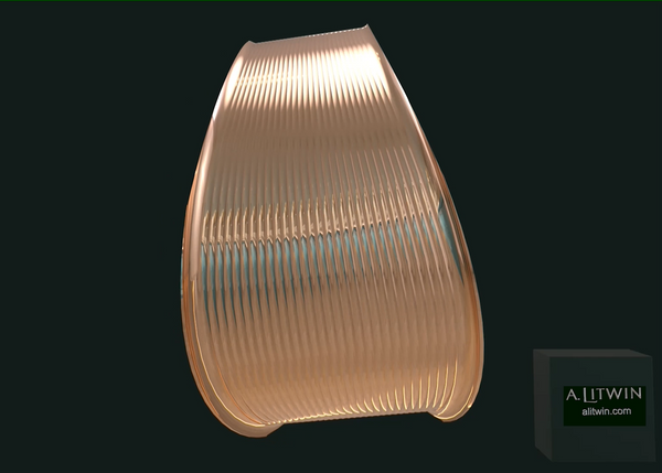 The Rose Lips Rose Gold Bangle