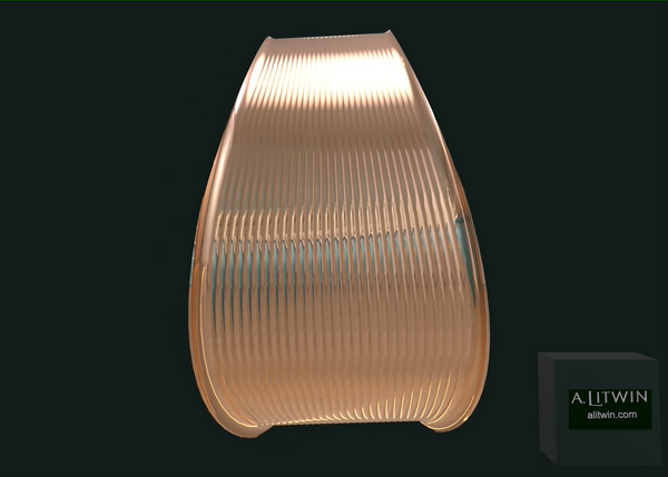 The Rose Lips Rose Gold Bangle