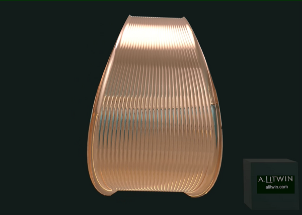 The Rose Lips Rose Gold Bangle