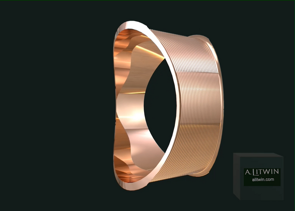 The Rose Lips Rose Gold Bangle