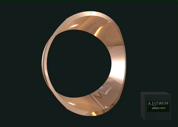 The Rose Lips Rose Gold Bangle