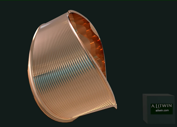 The Rose Lips Rose Gold Bangle