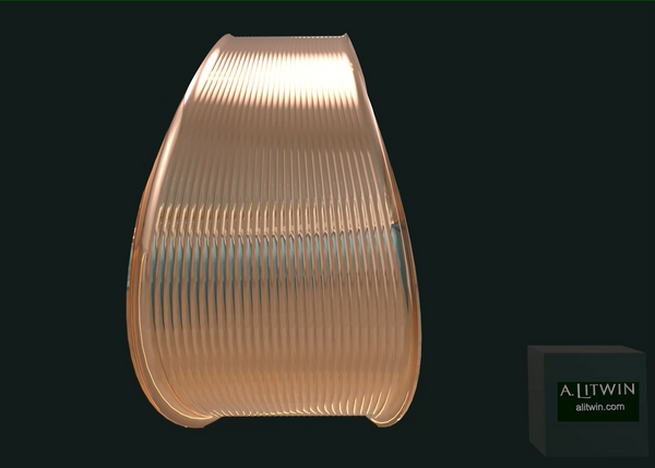 The Rose Lips Rose Gold Bangle