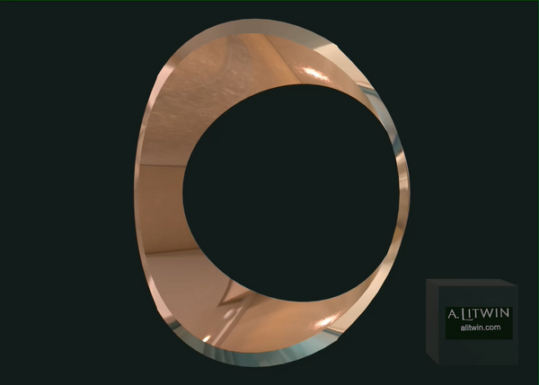 The Rose Lips Rose Gold Bangle