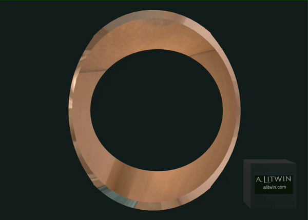 The Rose Lips Rose Gold Bangle