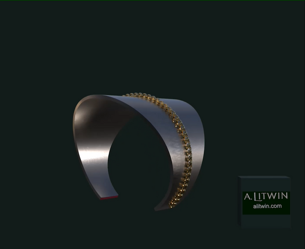 Middle Earth Land of Oz Cuff