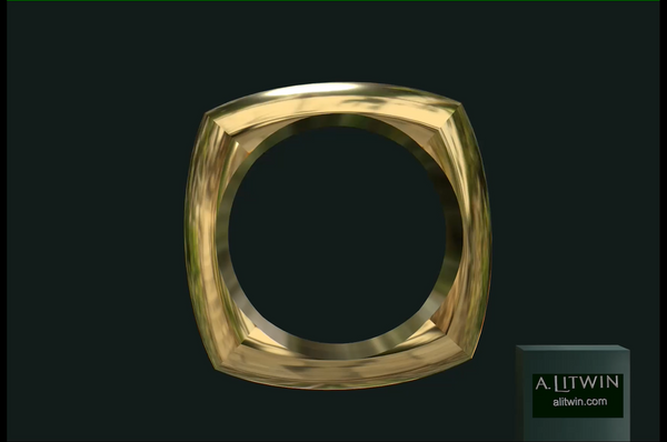 The Square on Round Bangle