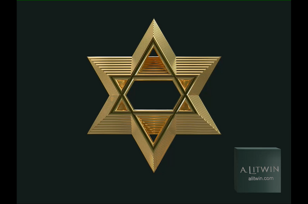 Star of David in Gold