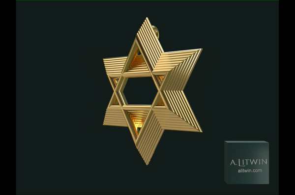 Star of David in Gold