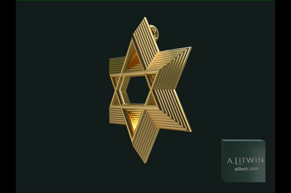 Star of David in Gold