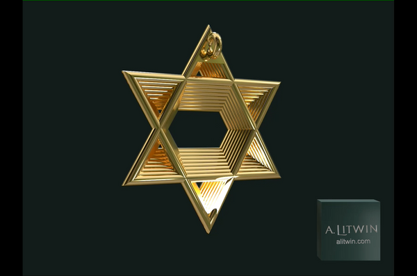Star of David in Gold