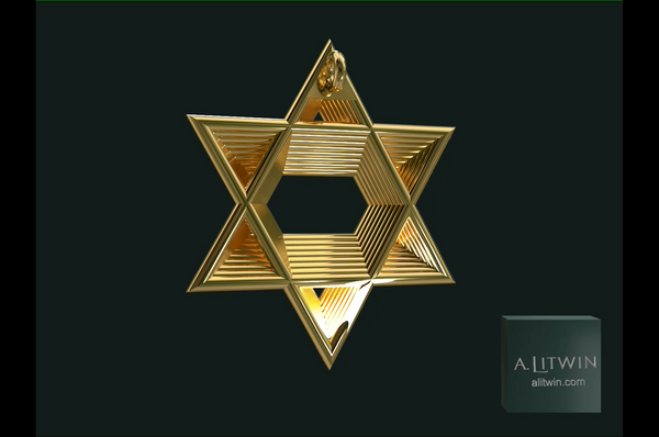 Star of David in Gold