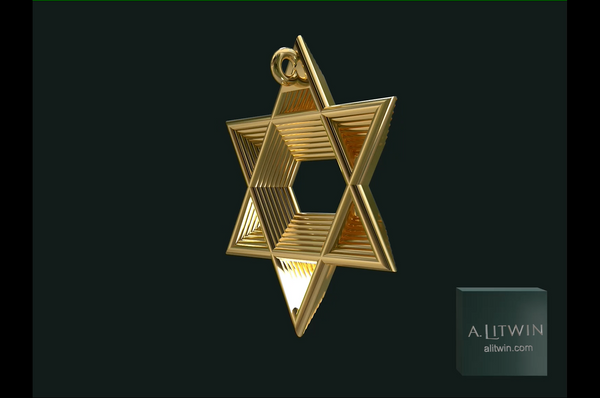 Star of David in Gold