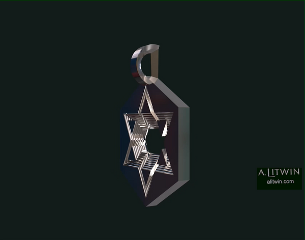Star of David Pendant Sporty