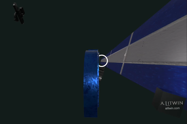 Water Pendant spelled with Hebrew Letters